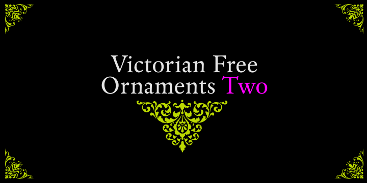 Victorian Free Ornaments Two
